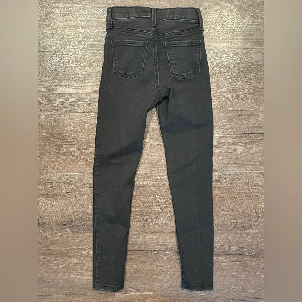 Old Navy Girls Black Extra High Rise Rockstar Jeggings Built in Tough Size 10